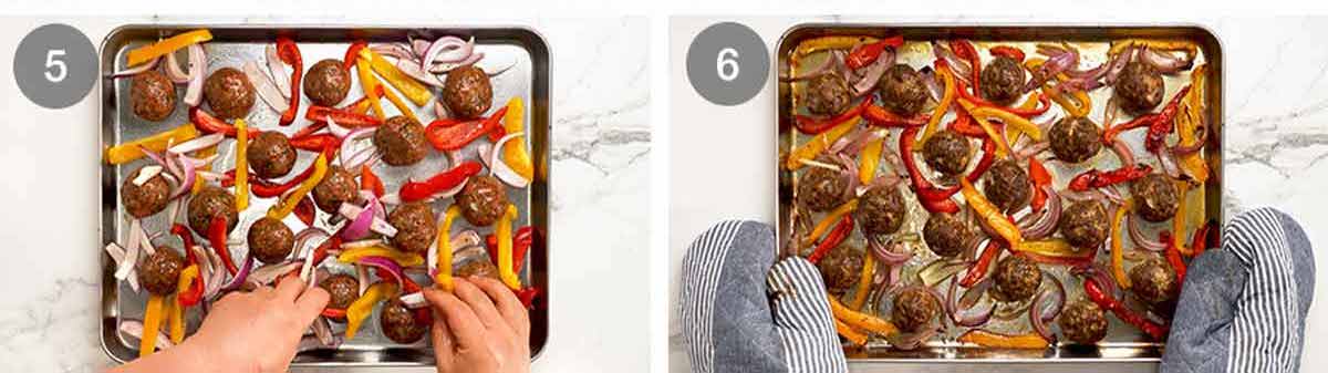 How to make Lamb Kofta Meatballs tray bake